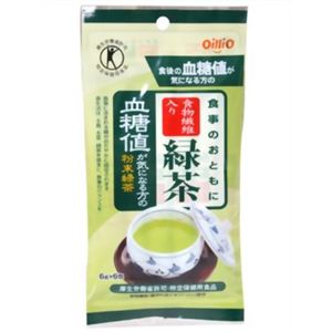 食事のおともに食物繊維入り緑茶 6g*6包 【6セット】 【特定保健用食品（トクホ）】