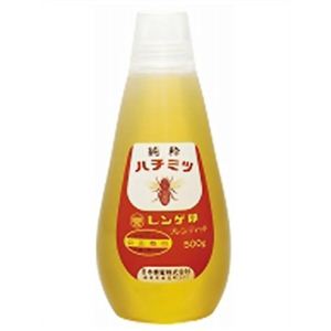 レンゲ印 純粋ハチミツ 500g 【3セット】