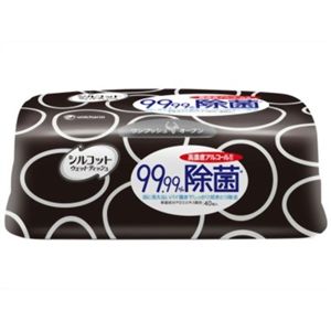 シルコットウェットティッシュ 99.99%除菌 本体 40枚 【5セット】