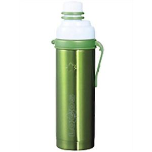 保冷ヒップボトル 500ml グリーン 【10セット】