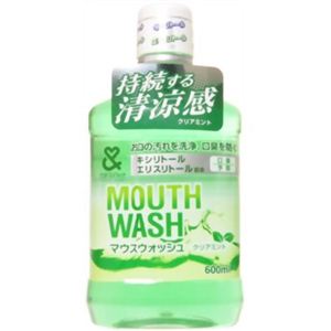 マウスウオッシュ 600ml クリアミント 【12セット】