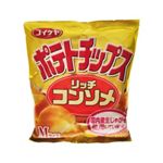 コイケヤ Mサイズポテトチップス リッチコンソメ 60g 【21セット】