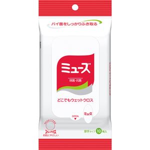 ミューズ どこでもウェットクロス 10枚 【34セット】