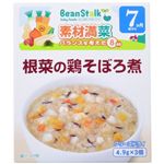 ビーンスターク 根菜の鶏そぼろ煮 4.9g*3個 7か月頃から 【12セット】