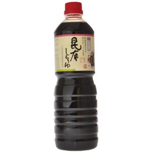 良寛 丸大豆昆布醤油 1L 【6セット】