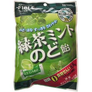 フィーブル 緑茶ミントのど飴 65g 【12セット】