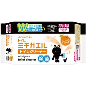 エリエール ミチガエルトイレクリーナー 詰替用 20枚 【10セット】