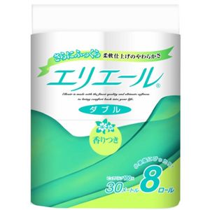 エリエール トイレットティシュー ダブル 30m*8ロール 【23セット】