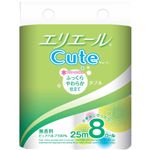 エリエール トイレットティシュー キュート ダブル 25m*8ロール 【24セット】