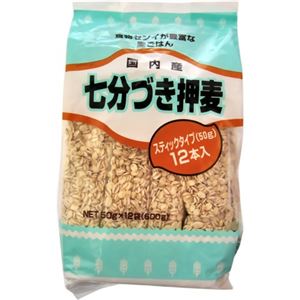 日本精麦 七分づき押麦 スティックタイプ 50g*12袋 【5セット】