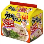 うまかっちゃん 熊本 火の国流とんこつ 香ばしにんにく風味 5個パック 【10セット】