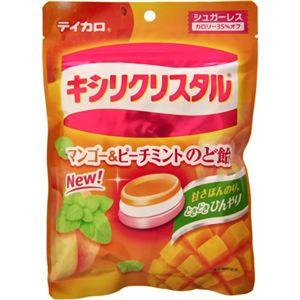 テイカロ キシリクリスタル マンゴー&ピーチミントのど飴 72g 【12セット】