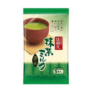 辻利久 抹茶ミルク濃い味 5P 【18セット】