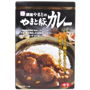 銀座やまとのやまと豚カレー 中辛 220g 【13セット】