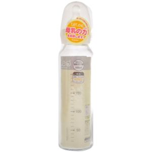 teteo コンビ 哺乳びん耐熱ガラス製 200ml 母乳・ミルク用 Sサイズ 乳首付 ホワイト 【2セット】