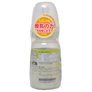 teteo コンビ 哺乳びん耐熱ポリプロピレン製 100ml 母乳・ミルク用 Sサイズ 乳首付 ホワイト 【2セット】