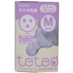 teteo コンビ 乳首母乳・ミルクトレーニング用 Mサイズ 1個入り 【4セット】