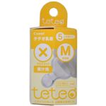 teteo コンビ 乳首哺乳びん・マグベビー共通 果汁用 Mサイズ 1個入り 【4セット】