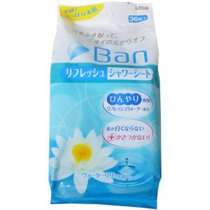 Ban(バン) リフレッシュシャワーシート ウォーターリリーの香り 36枚入 【11セット】