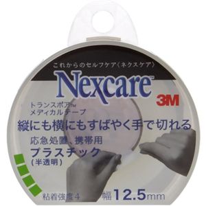 ネクスケア トランスポア メディカルテープ(プラスチック)12.5mm*9.1m 【6セット】