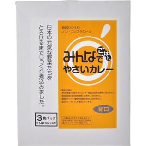 みんなでごはん やさいカレー 甘口 170g *3食 【2セット】