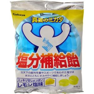 塩分補給飴 レモン塩味 155g 【23セット】