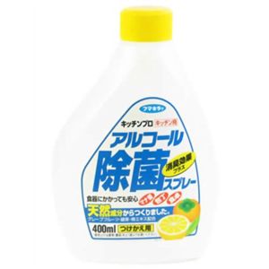 フマキラーキッチン用アルコール除菌スプレーつけかえ用400ml 【5セット】