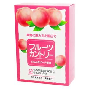 フルーツカントリー ぷるぷるピーチ香浴 25g*5包 【4セット】