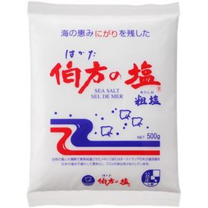 伯方の塩 粗塩 500g 【15セット】