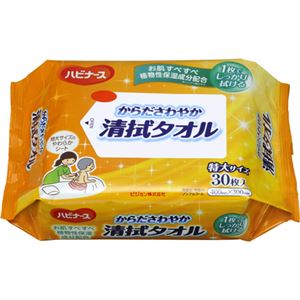 ハビナース からださわやか 清拭タオル 30枚入 【9セット】