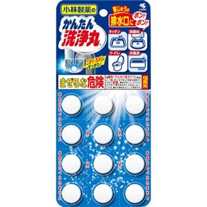 かんたん洗浄丸 レギュラー 12錠 【6セット】