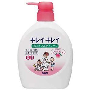 キレイキレイ せいけつボディソープ るんるんフレッシュピーチの香り ポンプ580ml 【7セット】