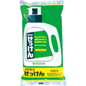 ミヨシ 液体せっけん詰替用 1000ml 【7セット】