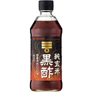 ミツカン 純玄米黒酢(国産玄米100%) 500ml 【6セット】