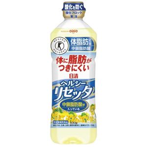 日清オイリオ ヘルシーリセッタ 600g 【4セット】 【特定保健用食品（トクホ）】