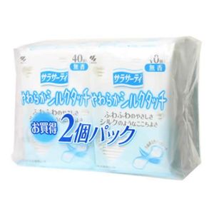 サラサーティ やわらかシルクタッチ 無香40枚*2P 【13セット】