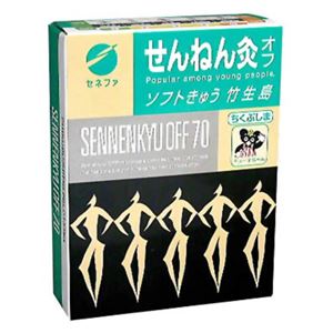 せんねん灸オフ ソフトきゅう 竹生島 70点入 【3セット】