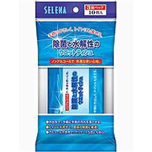 セレナ 除菌と水解性のウェットティッシュ 10枚入り*3個 【12セット】