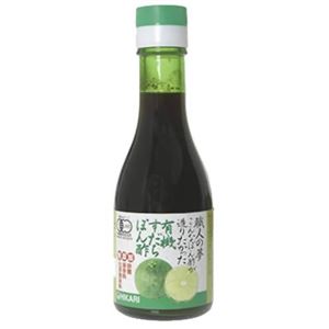 ヒカリ 有機 すだちぽん酢 職人の夢 180ml 【4セット】