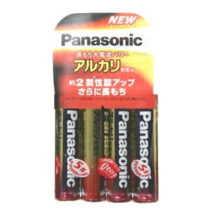 パナソニックアルカリ乾電池 単4形 4個 【4セット】