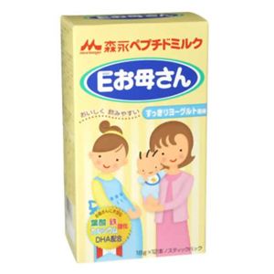 森永ペプチドミルク Eお母さん すっきりヨーグルト風味 18g*12本入 【5セット】