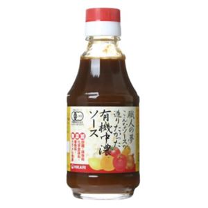 ヒカリ 有機 中濃ソース 職人の夢 200ml 【4セット】