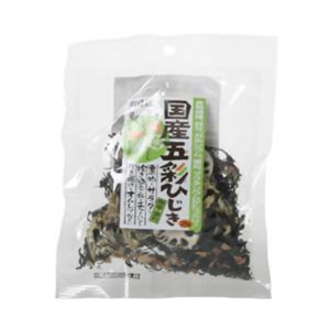 創健社 国産五彩ひじき 25g 【6セット】