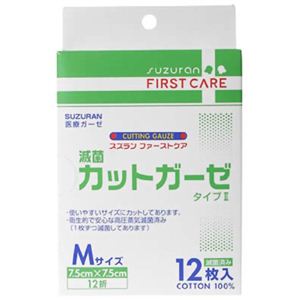 ファーストケア 滅菌カットガーゼ M12枚 【5セット】