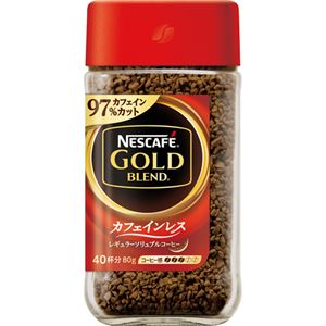 ゴールドブレンドカフェインレス 80g 【4セット】