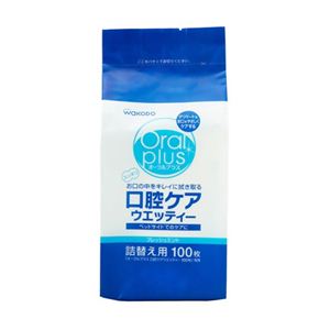 口腔ケアウエッティー オーラルフレッシュ 詰替え用100枚 【4セット】