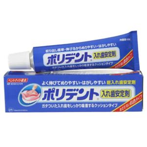 ポリデント ベントナイト配合 総入れ歯安定剤 40g 【3セット】