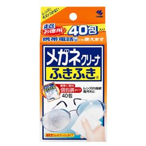 メガネクリーナ ふきふき お徳用 40包入 【4セット】