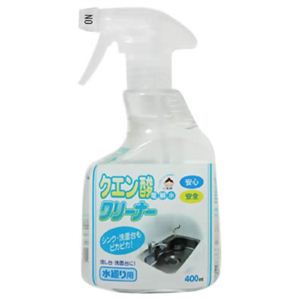 クエン酸電解水クリーナースプレー 水廻り用 本体 400ml 【6セット】