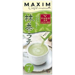 マキシム カフェメニュー 抹茶ラテ 15g*4本入 【21セット】